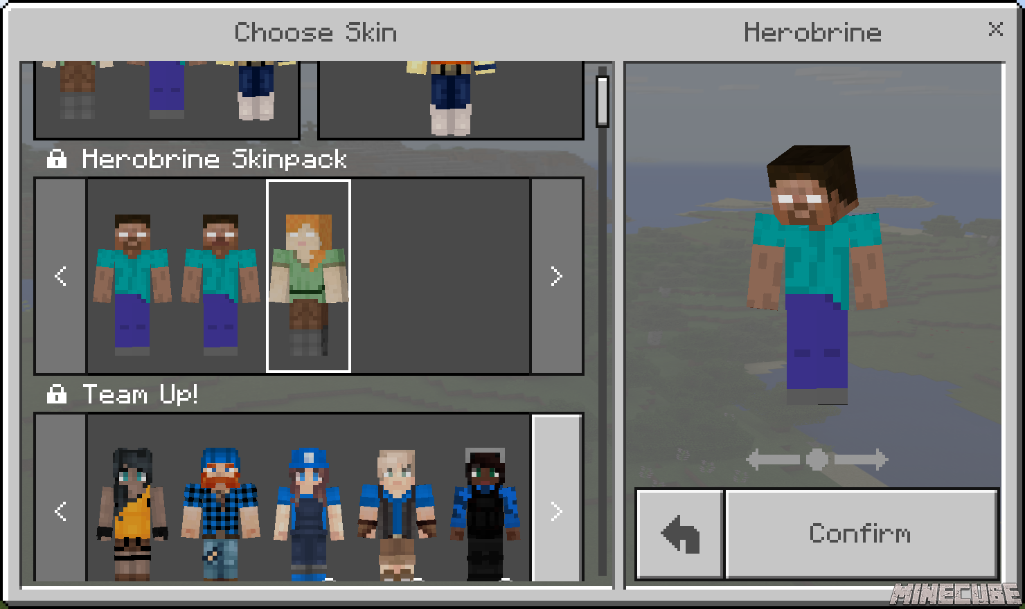 Herobrine Skinpack