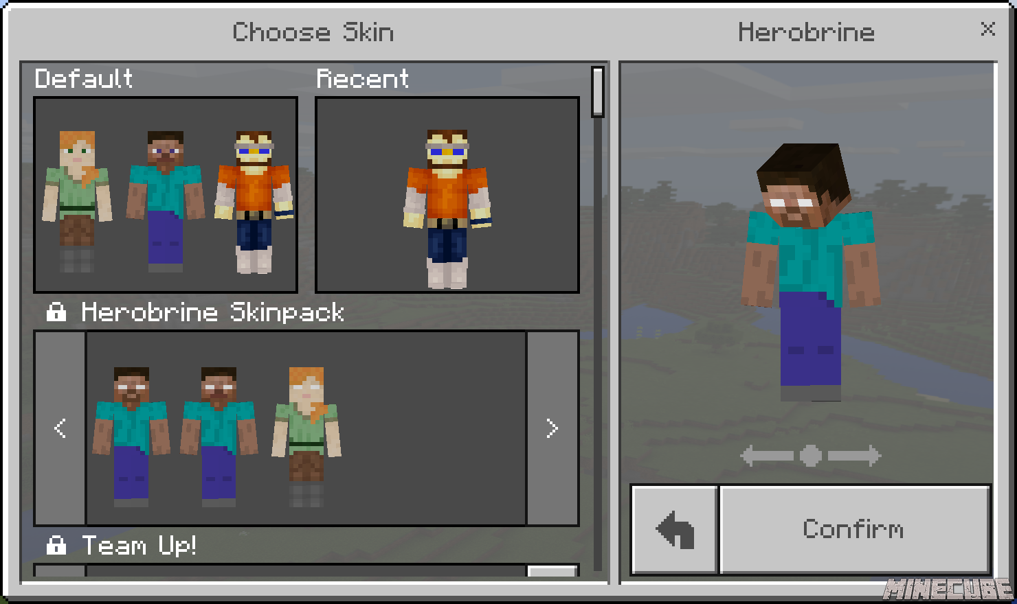 Herobrine Skinpack