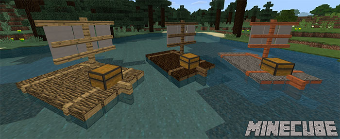 Chested Sail Raft Addon