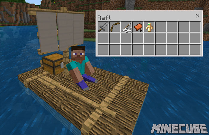 Chested Sail Raft Addon