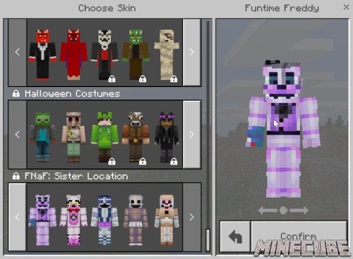 Five Nights At Freddy’s: Sister Location Skin Pack