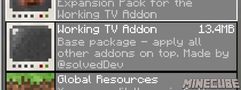 Working TV AddOn