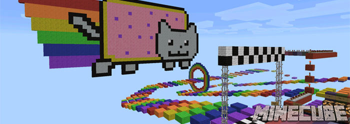 Nyan Lights PE (Multiplayer) [Minigame] Map