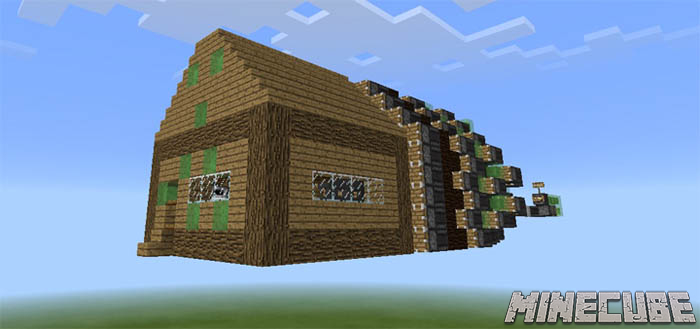 Smart Flying House [Redstone] Map