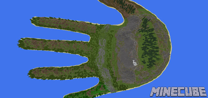 Hand Island Map