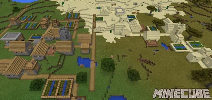 Double Village Spawn & Stronghold Seed